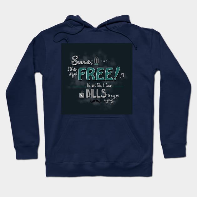 Work For Free Hoodie by OmarFeliciano_PrimitiveTool